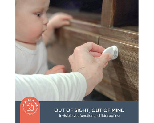 Dreambaby Adhesive Mag Lock® - 4 Locks 1 Key