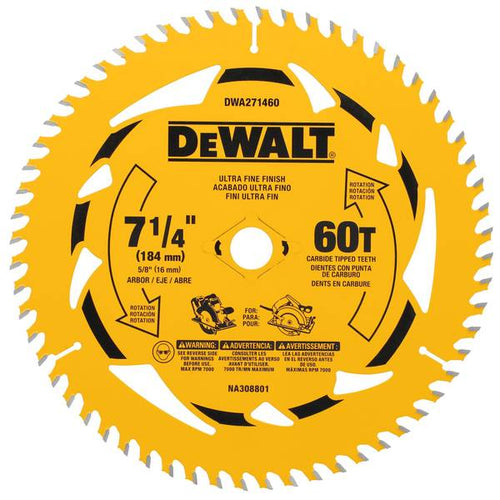 DEWALT 7-1/4 Circular Saw Blades