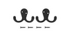 National Hardware Double Clothes Hook