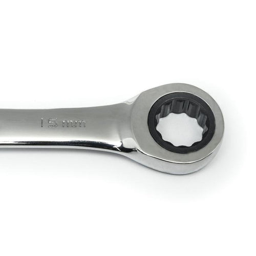 GearWrench 7 Piece 72-Tooth 12 Point Ratcheting Combination Metric Wrench Set