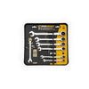 GearWrench 7 Piece 72-Tooth 12 Point Ratcheting Combination Metric Wrench Set