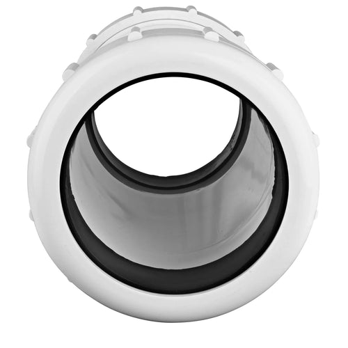 NDS PVC Compression Coupling 4 IPS UC White