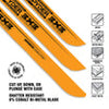 Spyder 6 Wood/Metal Cutting 6/10 TPI Double-Edged Bi-Metal Reciprocating Saw Blade 3X3™