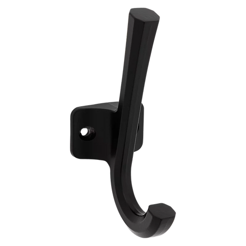National Hardware Powell Angled Hook 4-15/16, Satin Nickel, Stand Up