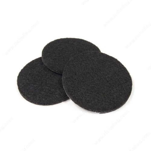 Richelieu ECO FELTAC® Black Round Felt Pads
