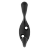 National N830-625 Heavy Duty Coat/Hat Hook Matte Black