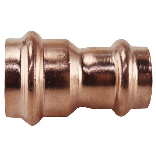 Apollo Press Couplings & Unions 1 in. x 3/4 in. Copper Press Coupling with Stop