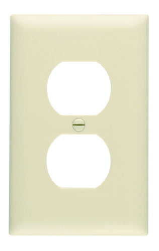 Legrand Pass & Seymour TradeMaster® 1-Gang Nylon Wall Plate, Duplex Receptacle Openings