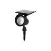Fusion 100 to 300 Lumens Black Plastic Adjustable Solar Spotlight