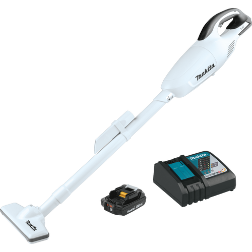 Makita 18V LXT® Lithium‑Ion Cordless Compact Stick Vacuum Kit w/ Trigger (2.0Ah)