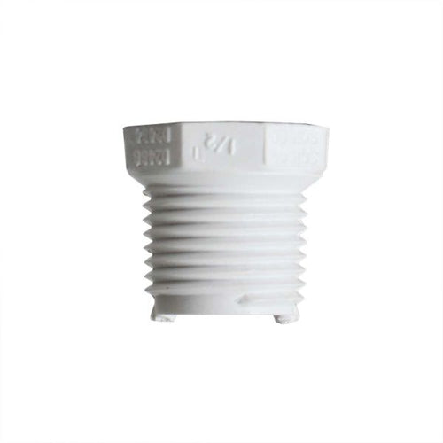 Thrifco Plumbing 8113562 3/4 Inch x 1/4 Inch Threaded x Threaded PVC Bushing SCH 40