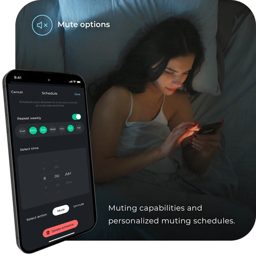 Heath Zenith White/Black Plastic Wired Smart Doorbell Kit