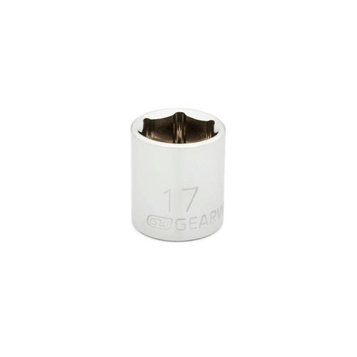 GearWrench 3/8 Drive 6 Point Standard Metric Socket 17mm