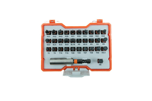 Tundra Tools 33 Piece Impact Screwdriving Bit Set
