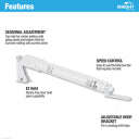 Wright Products Standard Duty Pneumatic Screen and Storm Door Closer with EZ-HOLD