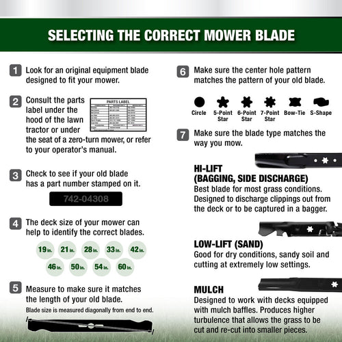 Cub Cadet High Lift Blade for 46-inch Cutting Decks