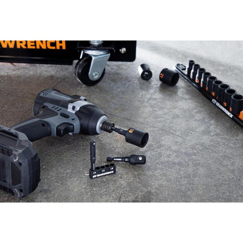 GearWrench 3 Piece 1/4 x 2-1/2 Hex Impact Adapter Set