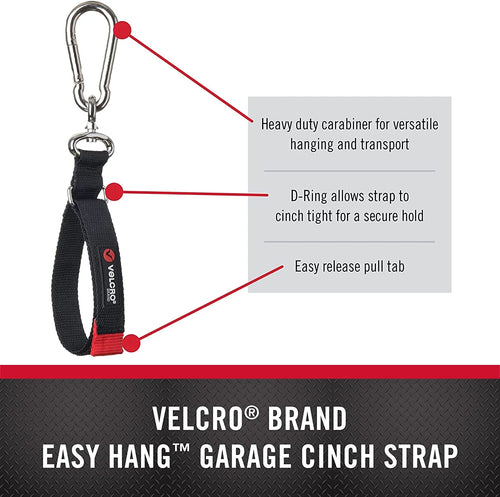 VELCRO® Brand EASY HANG™ Cinch Straps - Small