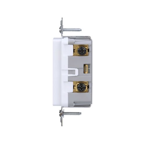 Eaton Cooper Wiring LED Nightlight with Duplex Receptacle TR7734W-KB-L