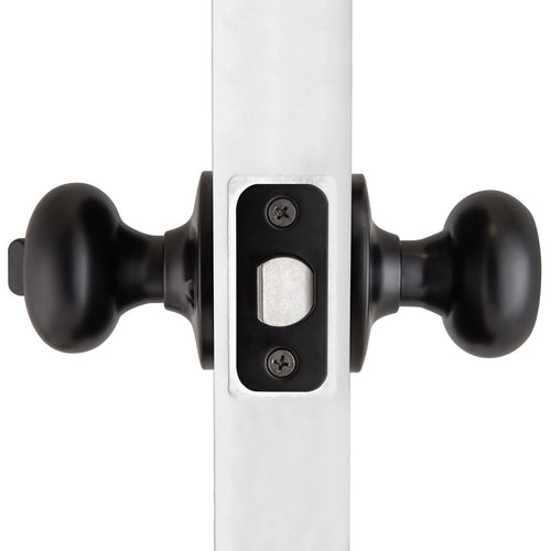 Design House Cambridge Privacy Door Knob Matte Black