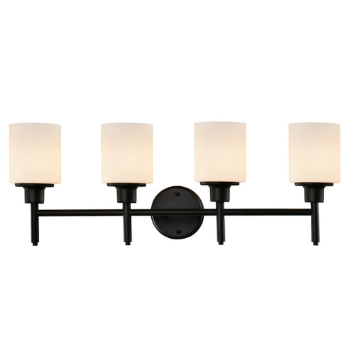 Design House Aubrey 4-Light Vanity Light Matte Black