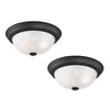 Design House Flush Mount Light 11 Matte Black