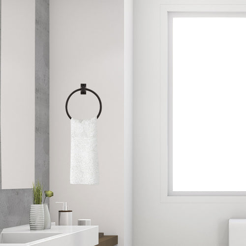 Design House Millbridge Towel Ring Matte Black