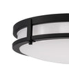 Design House Ripon Flush Mount Light 14 Matte Black