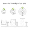 Design House  Eastport Toilet Paper Holder, Matte Black