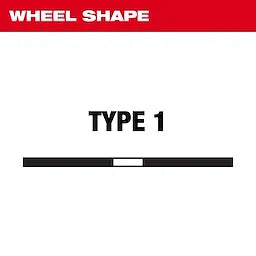 Milwaukee 12 x 1/8 x 1 Masonry Cut Off Wheel -Type 1