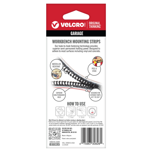 VELCRO® Brand Workbench Mounting Strips