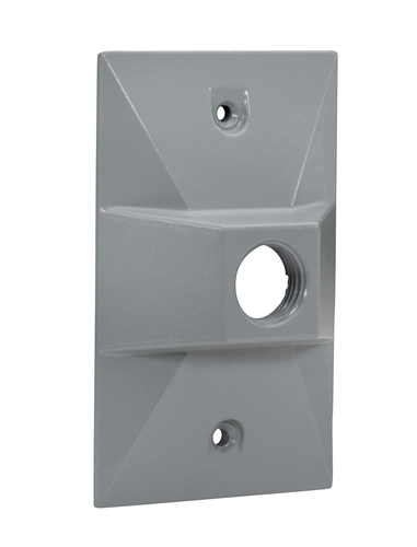 Southwire 3-Hole Rectangular Wp Cover Brz, 1/2