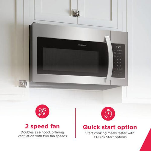 Frigidaire 1.8 Cu. Ft. Over-The-Range Microwave Stainless Steel