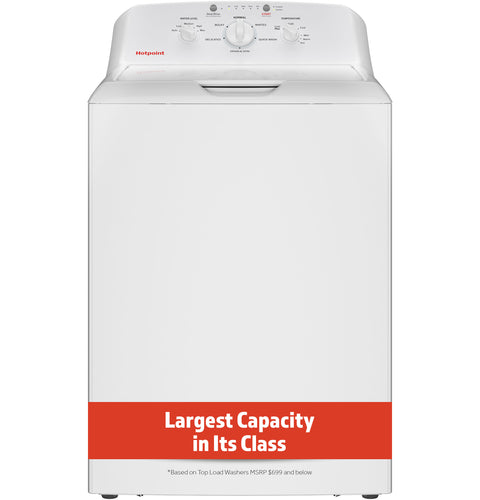 Hotpoint® 4.0 cu. ft. Capacity Washer with Stainless Steel Basket,Cold Plus and Water Level Control