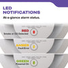 Kidde DETECT Combo Smoke + CO Alarm, Hardwired with AA Backup Battery and Voice Alerts