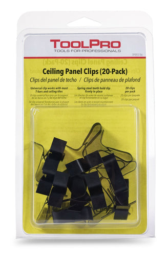 ToolPro Ceiling Panel Clips - 20 Pack