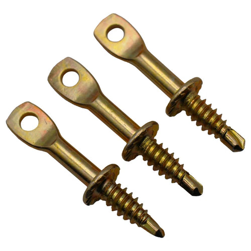 ToolPro 1/4 in. x 2 in. Self-Tapping Eye Lag Screws - 100 Pack