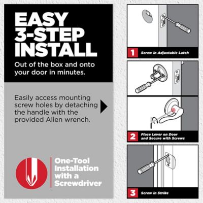 Kwikset Henley Lever - Hall/Closet