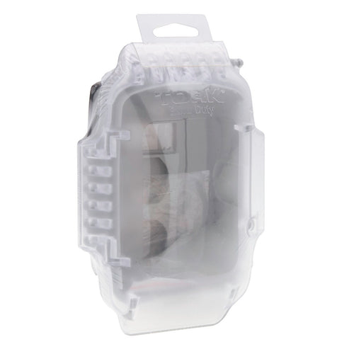 NSI Industries TORK XD110C Extra Duty Single Gang, Vrt/Hrz Configuration, 2.75 IN In Use Weatherproof Clear Cover