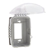 NSI Industries TORK XD110C Extra Duty Single Gang, Vrt/Hrz Configuration, 2.75 IN In Use Weatherproof Clear Cover