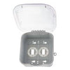 NSI Industries TORK XD210C Extra Duty Dual Gang, Vrt/Hrz Configuration, 2.75 IN In Use Weatherproof Clear Cover