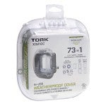 NSI Industries TORK XD210C Extra Duty Dual Gang, Vrt/Hrz Configuration, 2.75 IN In Use Weatherproof Clear Cover