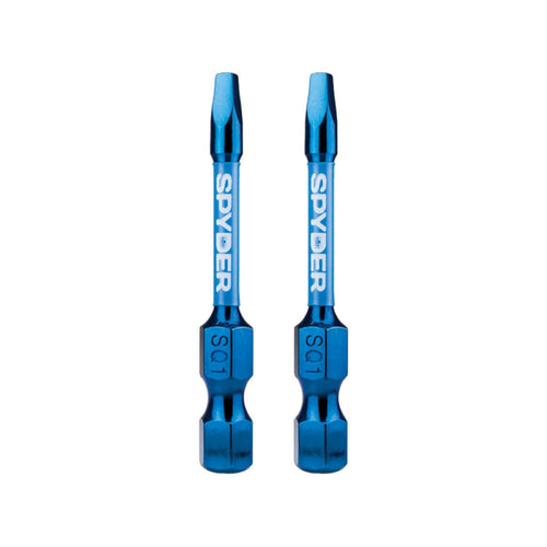 Spyder 2 SQ1 Impact Driver Bit Mach-Blue® 2-Pack