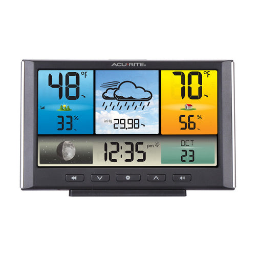 AcuRite Digital Weather Station / Weather Clock with Color Display