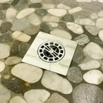 Danco Square Hair Catcher for Shower Drain in Chrome