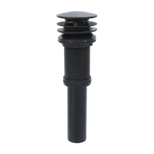 Danco Decorative Push-Button Sink Drain without Overflow in Matte Black