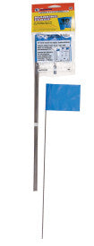 C.H Hanson Stake Flags-15 Staff, 2-1/2x3-1/2 Flag, Blue 10Pcs. (15 x 2-1/2 x 3-1/2, Blue)