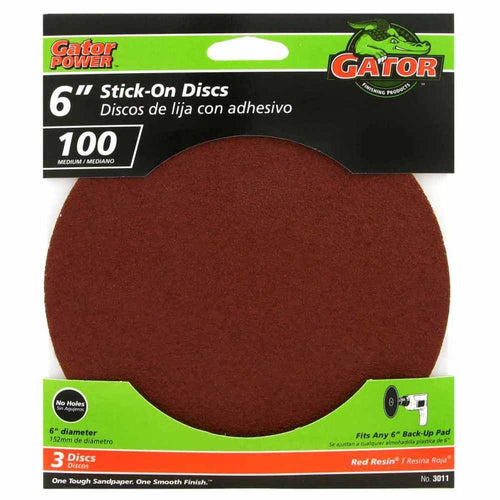 Gator Stick-On Sanding Discs  100 Grit
