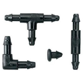 Drip Watering Barbed Connectors, 1/4-In., 30-Pk.