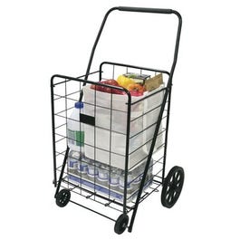 Deluxe Laundry Cart, Comfort Grip Handle, 4-Wheel